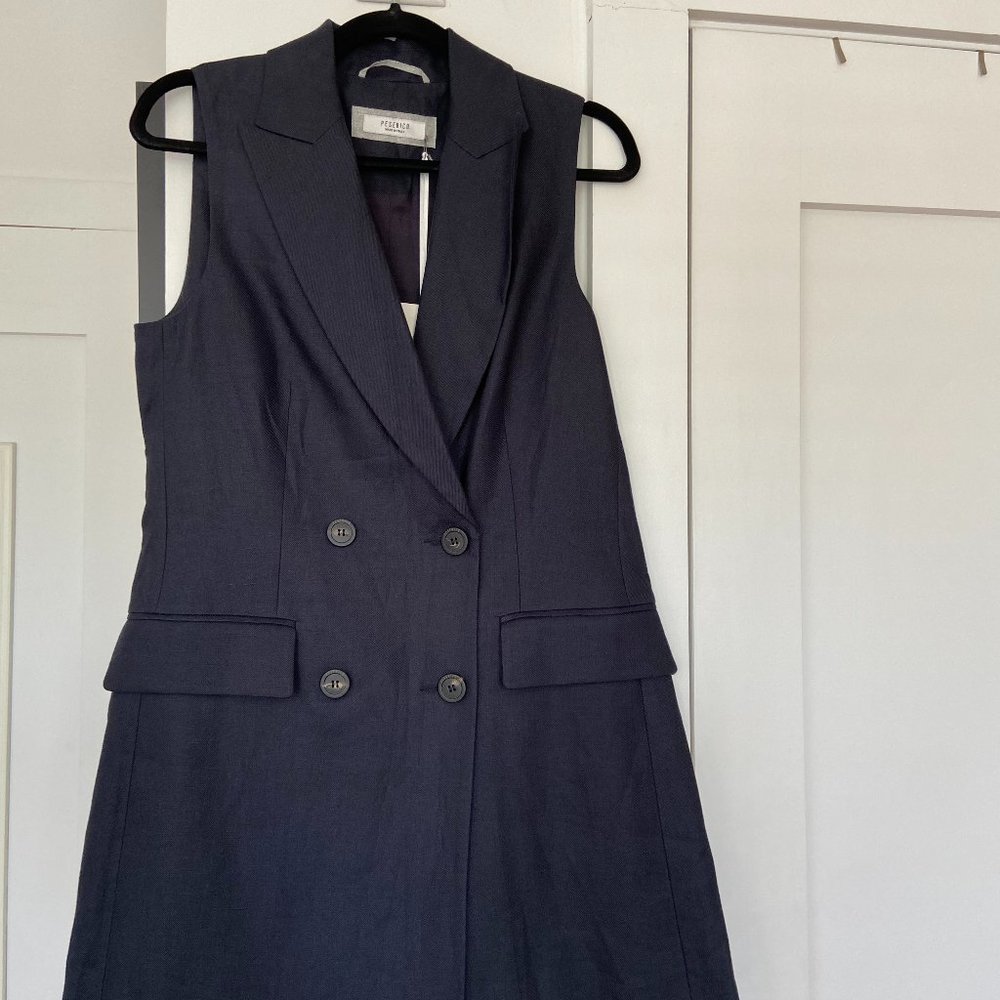 Peserico Blazer Dress Navy